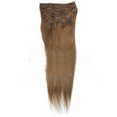 18 inch Full Head Clip Real Hair Extensions